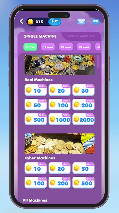 Claw Baby Game Interface Screenshot 2